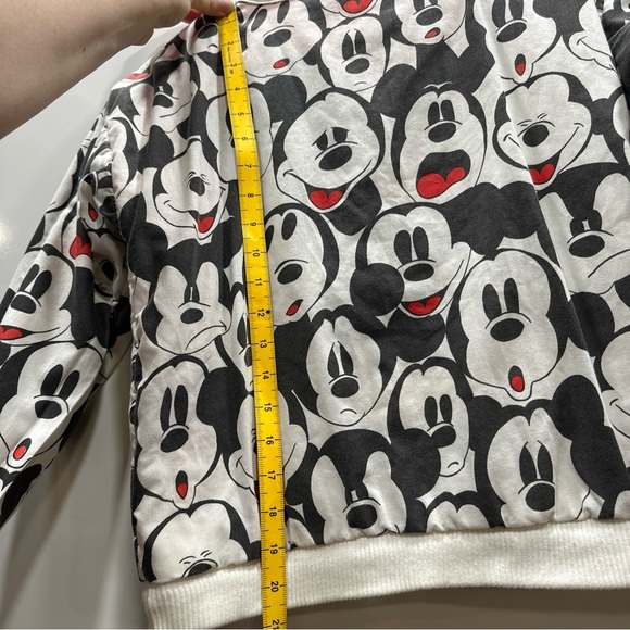 Vintage 80’s Mickey Mouse Reversible Print Sweatshirt No‎ Size Disney Made - Picture 15 of 16